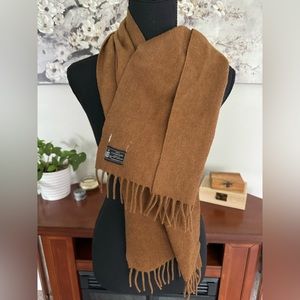 100% Cashmere Brown Scarf